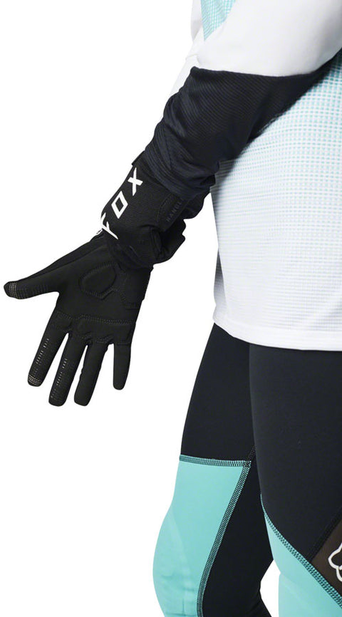 Fox Racing Ranger Gel Glove - Black Womens Full Finger Small