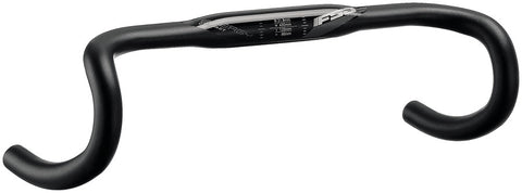 FSA Energy Super Compact Handlebar 31.8mm Clamp Diameter 380mm Width Compact Drop Profile – BLK