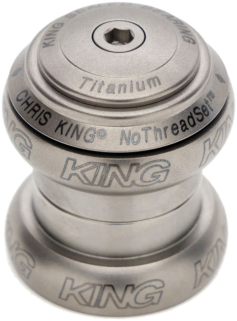 Chris King NoThreadSet Titanium Headset - 1-1/8" EC34 Upper / EC34 Lower Titanium