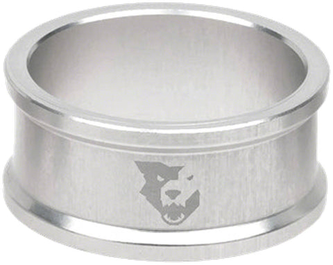 Wolf Tooth Precision Headset Stack Spacer - 15mm Raw Silver 1 pc.