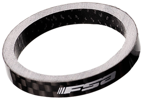 FSA UD Carbon Spacer 1-1/8" x 5mm Pentagon Internal - Black