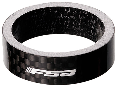 FSA UD Carbon Spacer 1-1/8" x 10mm Pentagon Internal - Black