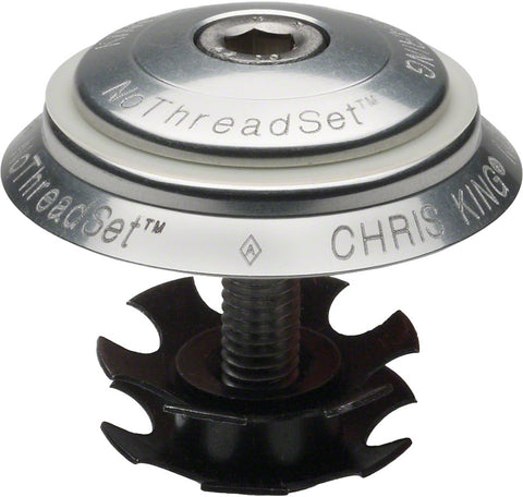 Chris King NoThreadSet Headset Conversion 1" Silver Sotto Voce