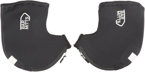 Bar Mitts Extreme Road Pogie Handlebar Mittens - Internally Routed Campy/SRAM/Newer Shimano No Zipper XL BLK