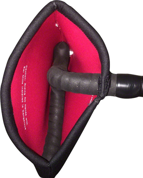 Bar Mitts Dual Position Road Pogie Handlebar Mittens Externally Routed Shimano One Size BLK
