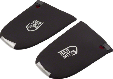 Bar Mitts Bullhorn / Cowhorn Pogie Handlebar Mittens: One Size Black