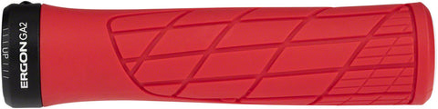 Ergon GA2 Grips - Risky Red Lock-On