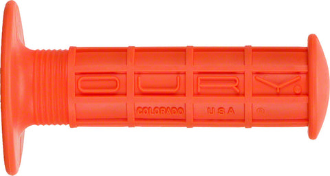 Oury BMX Waffle Grips - Orange Flange