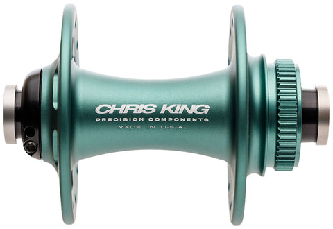 Chris King R45D Front Hub - 12 x 100mm Center-Lock Matte Jade 28H