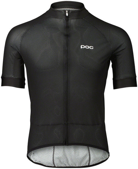 POC Essential Road Logo Jersey - Mens Black/White Medium