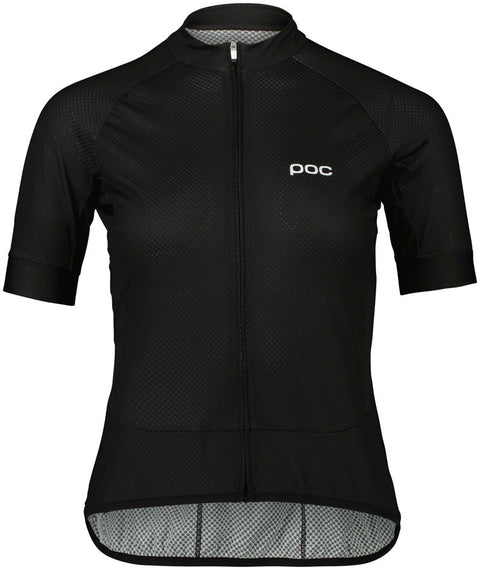 POC Essential Road Logo Jersey - Womens Black/White Medium