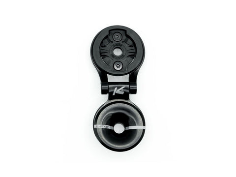 K-Edge Garmin Race Stem Mount w/ Top Cap Adjustable Black