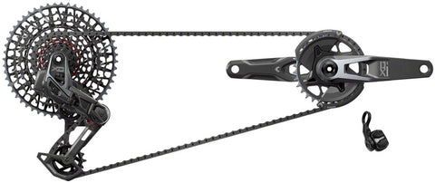 SRAM X0 T-Type Eagle Transmission Groupset - 170mm Crank 32t Chainring AXS POD Controller 10-52t Cassette Rear Derailleur Chain