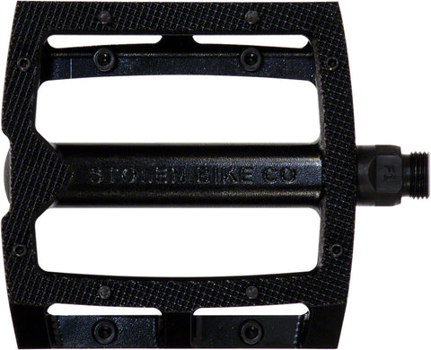 Stolen Throttle Pedals - Platform Aluminum 9/16" Black