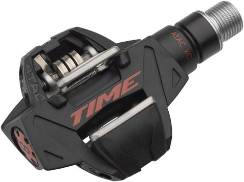Time ATAC XC 8 Pedals - Dual Sided Clipless Carbon 9/16" Black/Red