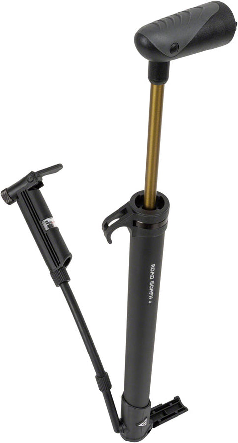 Topeak Road Morph G Pump - with Gauge Black 140psi