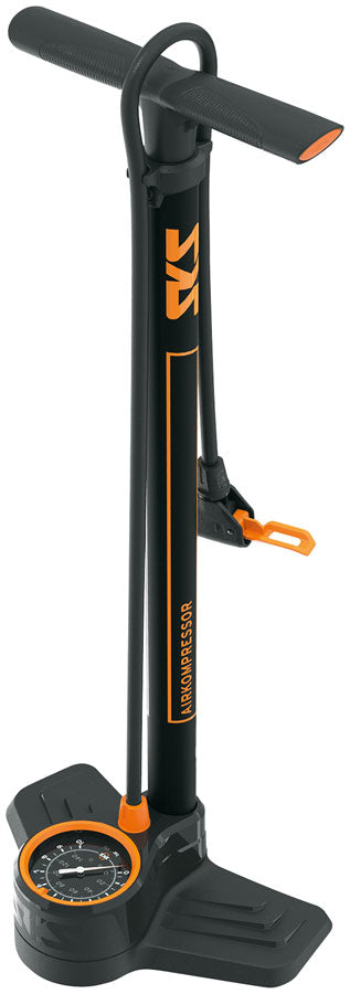 SKS Airkompressor 10.0 MV Valve Floor Pump - 144 PSI 900mm Hose 80mm Gauge