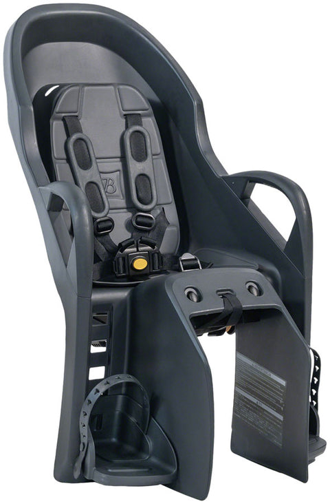 Burley Dash Rack Mount Child Seat - Black/Grey