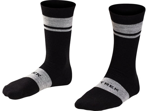 Sock Trek Race Merino Wool Padded Crew Large (42-44) Black
