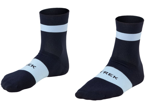Sock Trek Race Quarter Medium (39-41) Deep Dark Blue