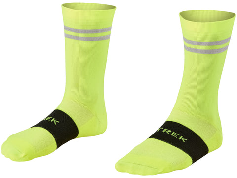 Sock Trek Race Reflective Crew XL (45-47+)Radioactive Yellow