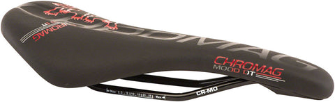 Chromag Mood DT Saddle - Chromoly Black/Red