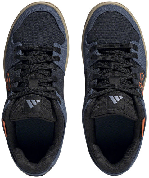 Five Ten Freerider Canvas Flat Shoes - Mens Core Legend Ink/Wonder Steel/Impact Orange 13