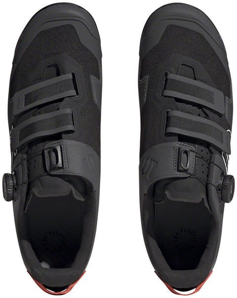 Five Ten Kestrel BOA Mountain Clipless Shoes - Mens Core BLK/Ftwr White/Impact Orange 13