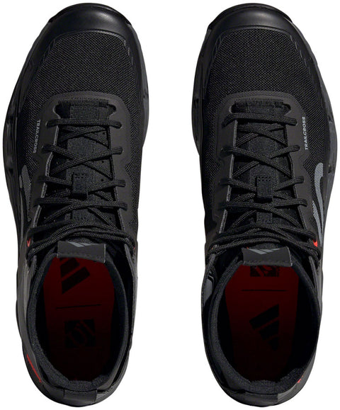 Five Ten Trailcross Mid Pro Flat Shoes - Mens Core BLK/Gray Two/Solar Red 8.5
