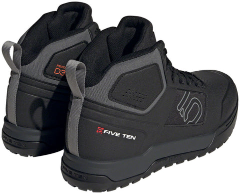 Five Ten Impact Pro Mid Flat Shoes - Mens Core BLK/Gray Three/Gray Six 10.5