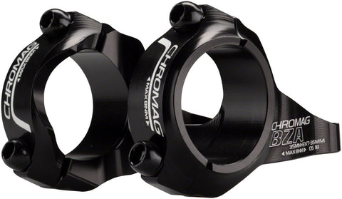 Chromag BZA Stem - 35mm 35 Clamp +/-0 Direct Mount Alloy Black