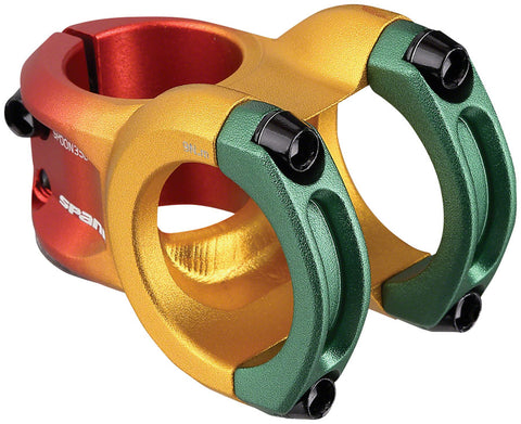 Spank Spoon 318 Stem - 43mm 31.8 Clamp +/-0 Rasta