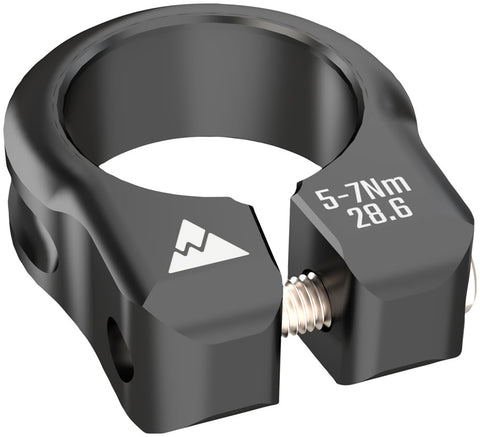 Wheels Manufacturing Seatpost Clamp - 28.6mm Bolt-On Black