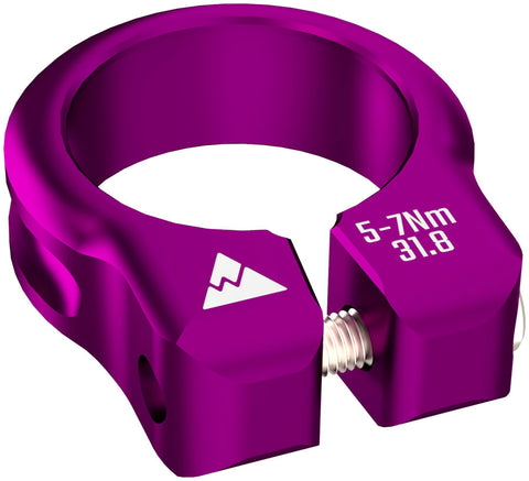 Wheels Manufacturing Seatpost Clamp - 31.8mm Bolt-On Purple