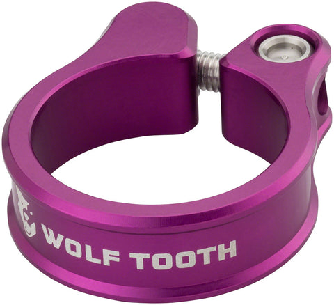 Wolf Tooth Seatpost Clamp - 36.4mm Bolt-On Purple