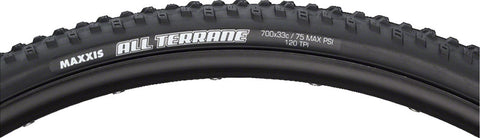 Maxxis All Terrane Tire - 700 x 33 Tubular Black Silkworm Dual Compound