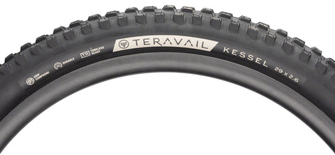 Teravail Kessel Tire - 29 x 2.6 Tubeless Folding Black Ultra Durable