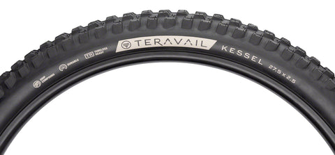 Teravail Kessel Tire - 27.5 x 2.5 Tubeless Folding Black Ultra Durable
