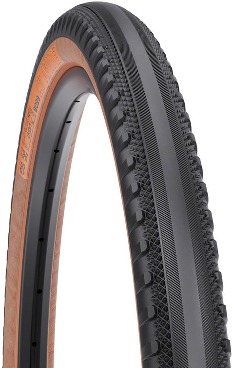 WTB Byway Tire - 700 x 47 TCS Tubeless Folding BLK/Tan Light/Fast Rolling Dual DNA SG