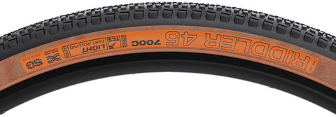 WTB Riddler Tire - 700 x 45 TCS Tubeless Folding BLK Light/Fast Rolling Dual DNA SG