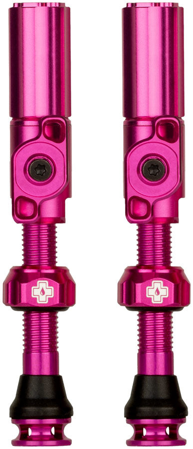 Muc-Off Big Bore Hyrid Tubeless Valve Stems - Small 30mm Pink