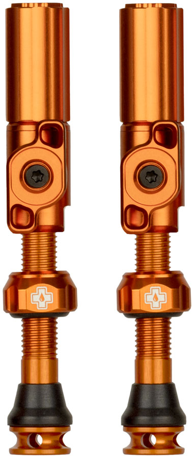 Muc-Off Big Bore Hyrid Tubeless Valve Stems - Medium 35mm Orange
