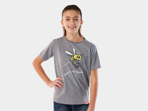 Shirt Trek Bee Tee Youth Large Grey