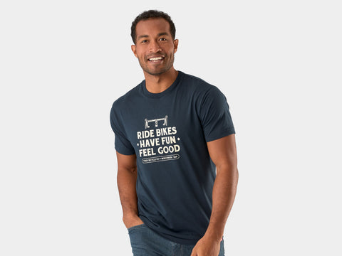 Shirt Trek Feel Good Tee Small Navy