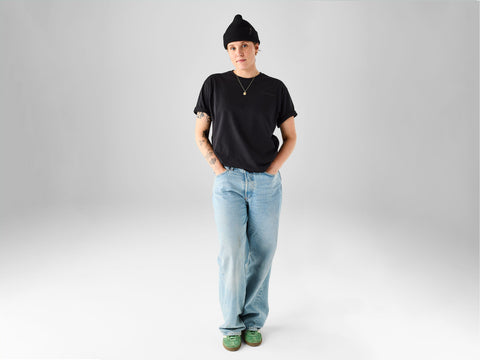 Shirt Trek Monochromatic Logo Large Black