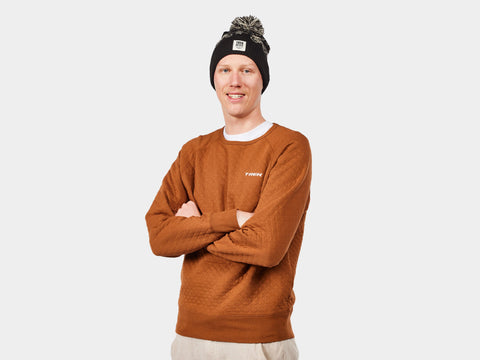 Shirt Trek Quilted Crewneck X-Large Carmel