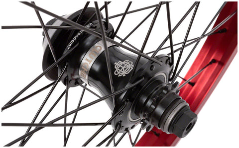 Odyssey Hazard Lite Freecoaster Rear Wheel - 20" 14 x 110mm Rim Brake RHD Freecoaster Anodized Red Clincher