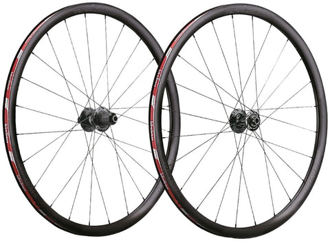 Vision Team i23 Aero Gravel Wheelset 700c 24H Front/Rear Tubeless Ready Centerlock Disc TA12 HG11