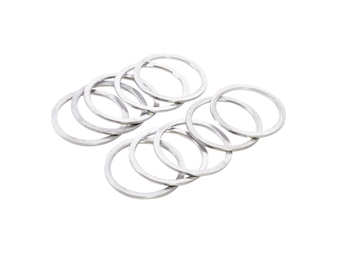 Wheels Manufacturing Aluminum Headset Spacer - 1-1/8" 1.5mm Silver 5-pack
