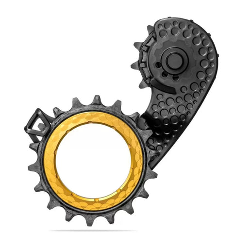 Absolute Black Carbon-Ceramic Hollow Cage Shimano - Gold